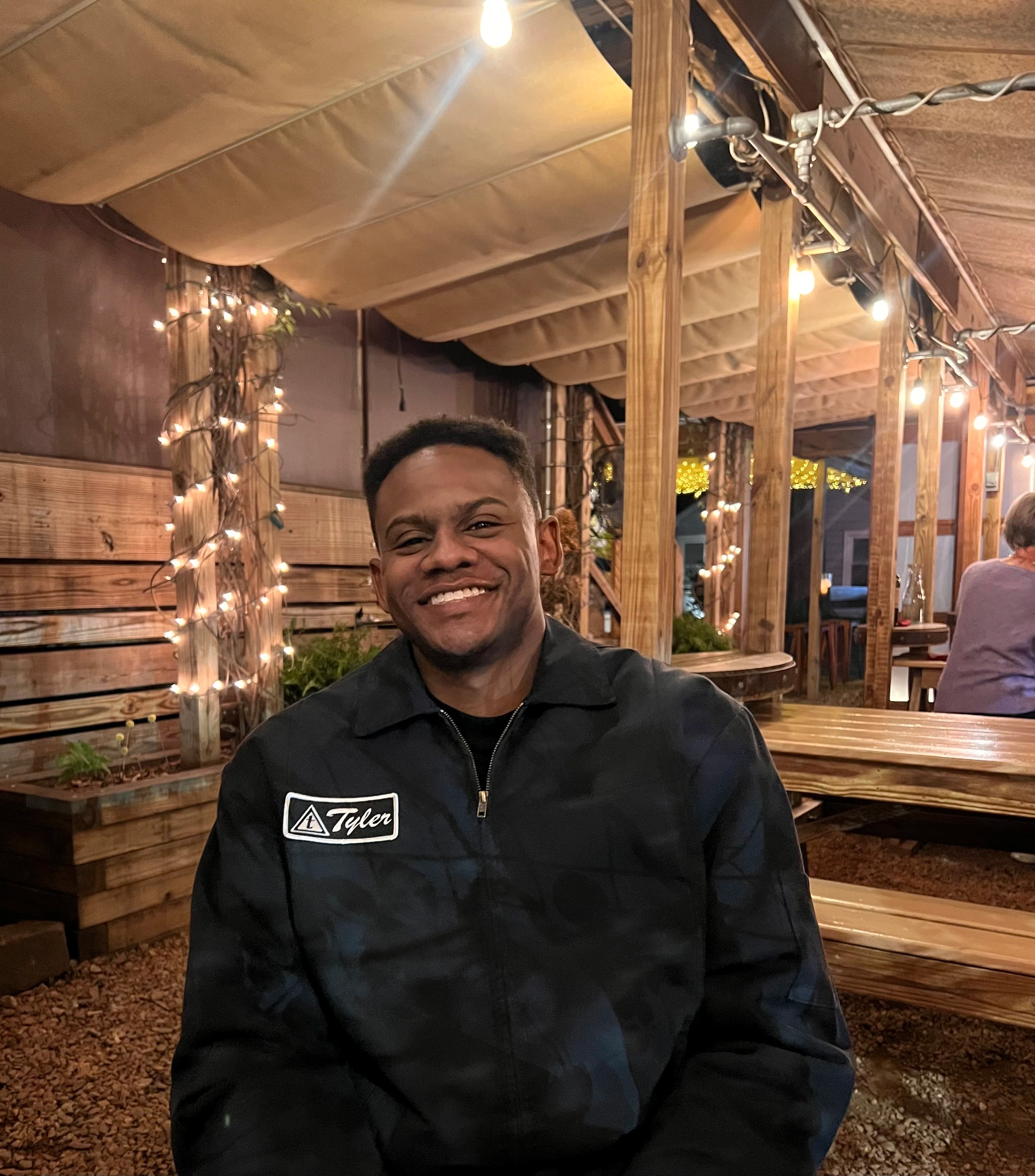 Jordan Bailey in a warmly lit portrait